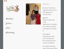 Tablet Screenshot of friderikafashion.com